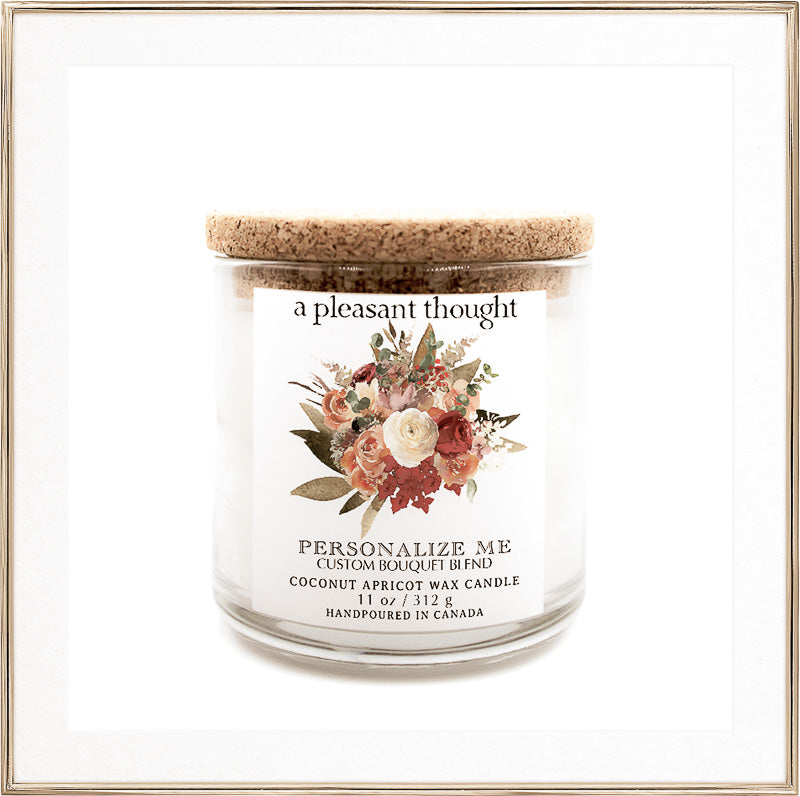  A Pleasant Thought Custom Bouquet Candle
