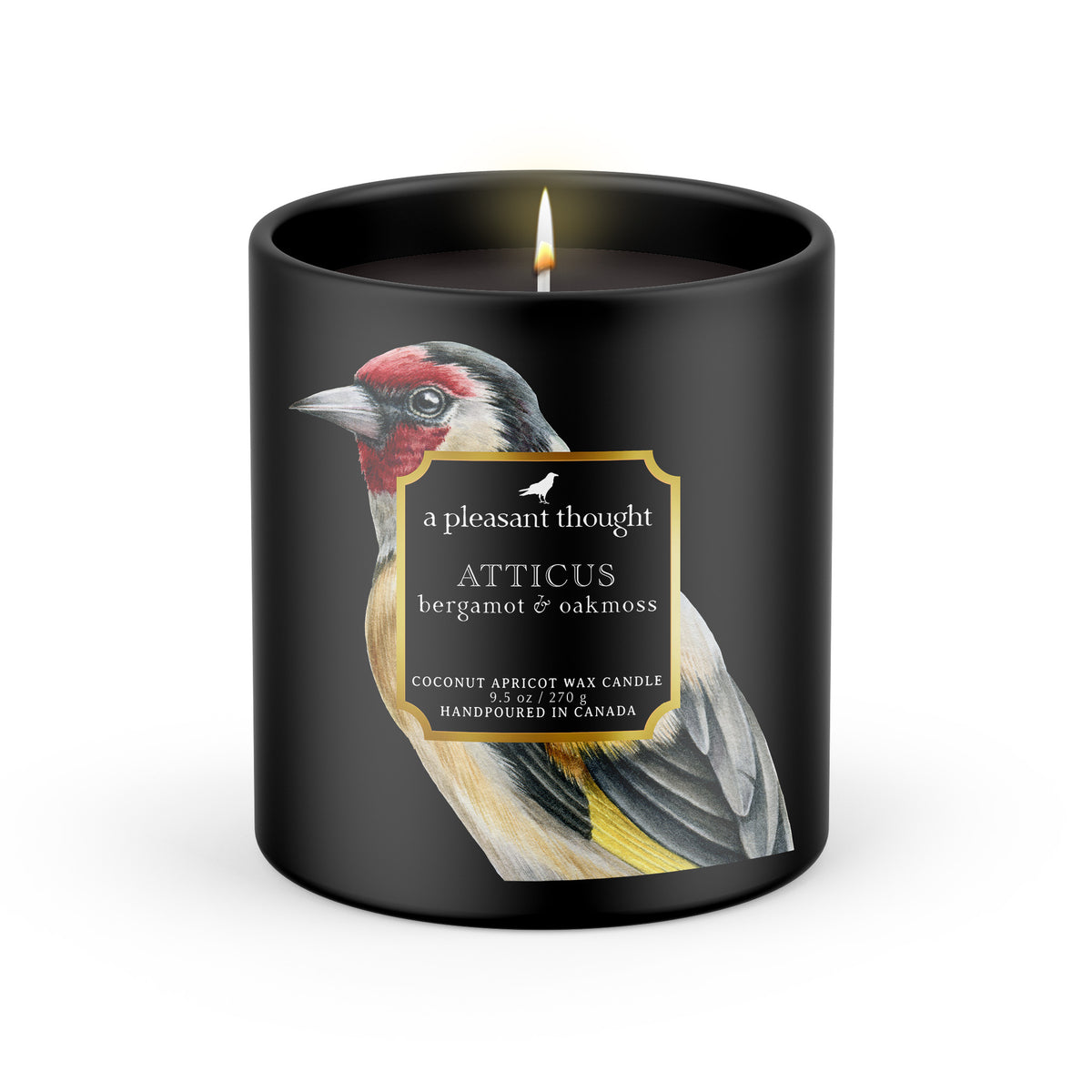 Atticus | Bergamot & Oakmoss | Raven Candle – A Pleasant Thought