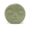 Concrete Moon Face Vase sage green