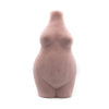 Concrete Pear Body Vase dusty rose pink