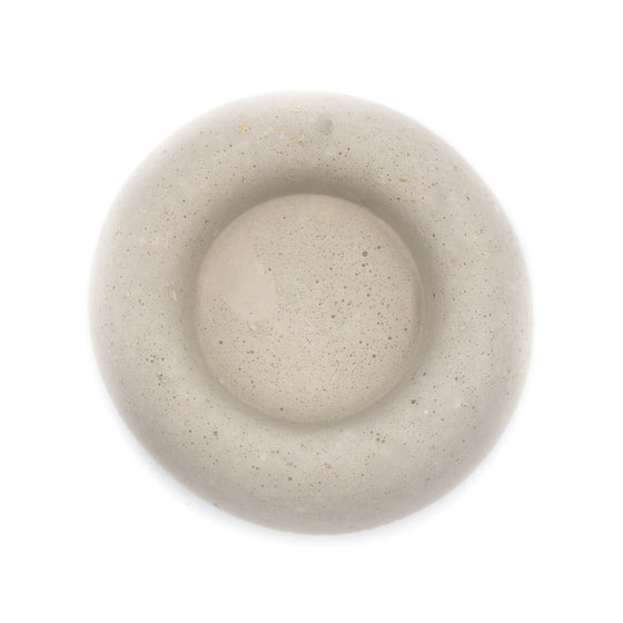 Concrete tealight candle holder top