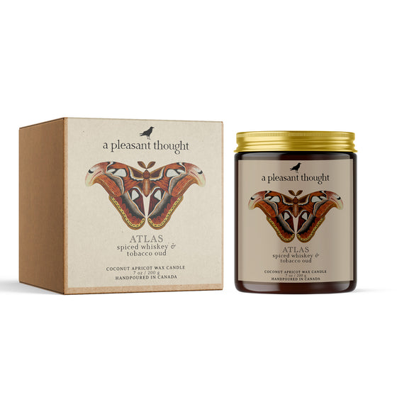 Atlas | Spiced Whiskey & Tobacco Oud | Jar Candle