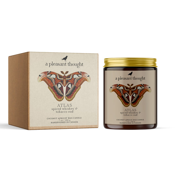tobacco oud candle & Vintage Travel Tin Create memorable moments with the inviting scent of our soy candle Tobacco Oud Soy Candle -
