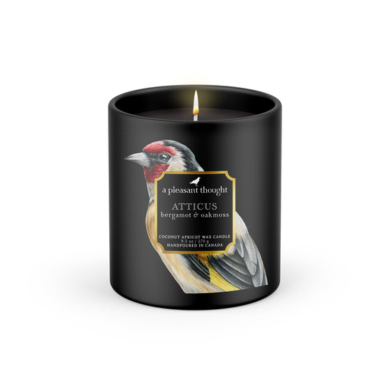 Atticus | Bergamot & Oakmoss | Raven Candle