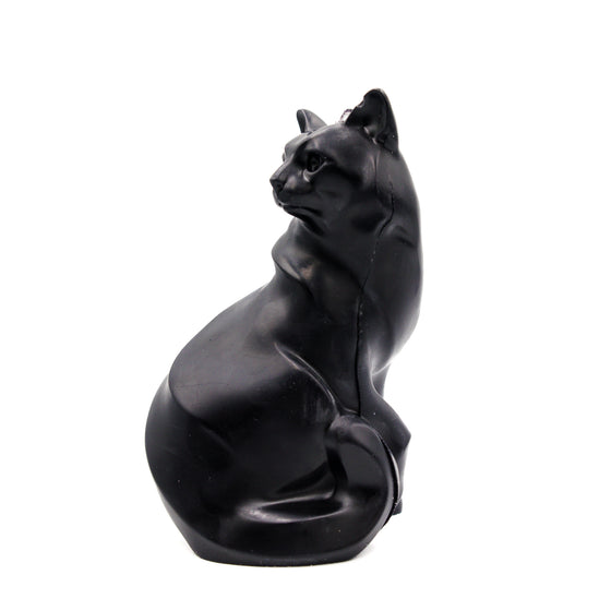 Black Cat Candle | Pillar