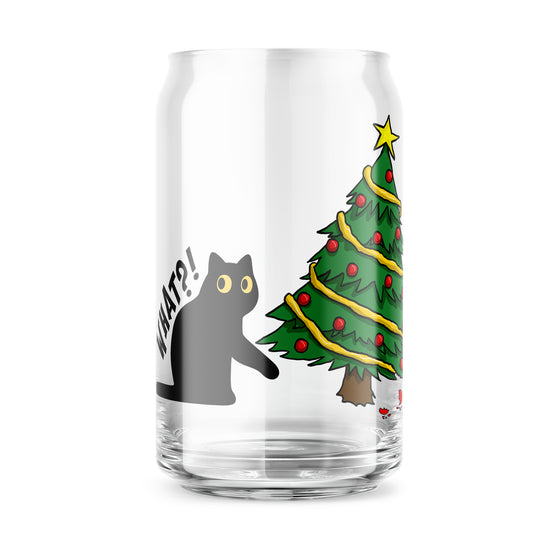 Cats & Christmas Trees | Beer Can Glass | Glassware