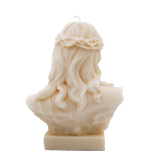 Christ Bust Candle | Pillar