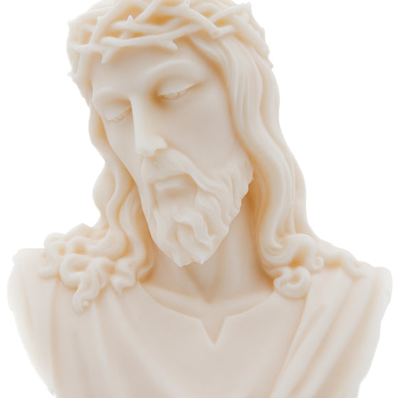 Christ Bust Candle | Pillar