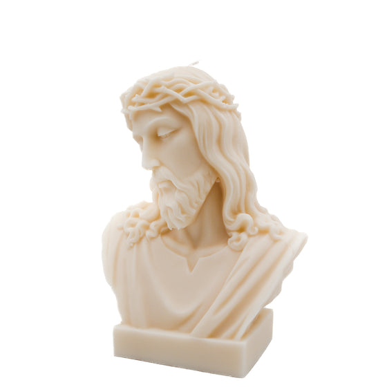 Christ Bust Candle | Pillar