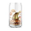 Frog & Mushrooms | Beer Can Glass | Glassware