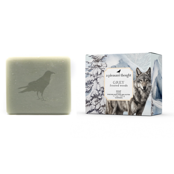 Grey | Frosted Woods | Bar Soap