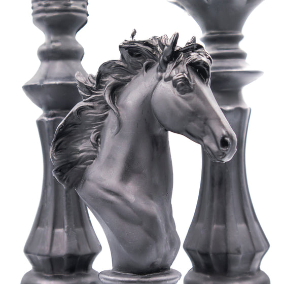 Knight Chess Piece Candle | Pillar