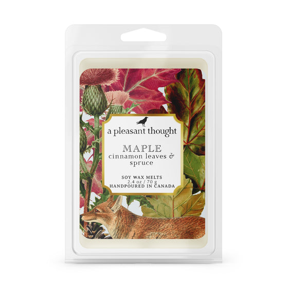 Maple | Cinnamon Leaves & Spruce | Wax Melt Cubes