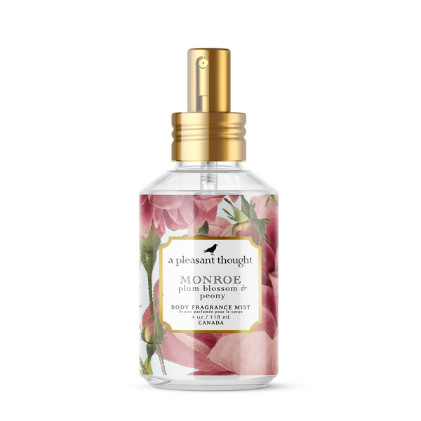 Monroe Plum Blossom Peony Body Fragrance Mist A Pleasant