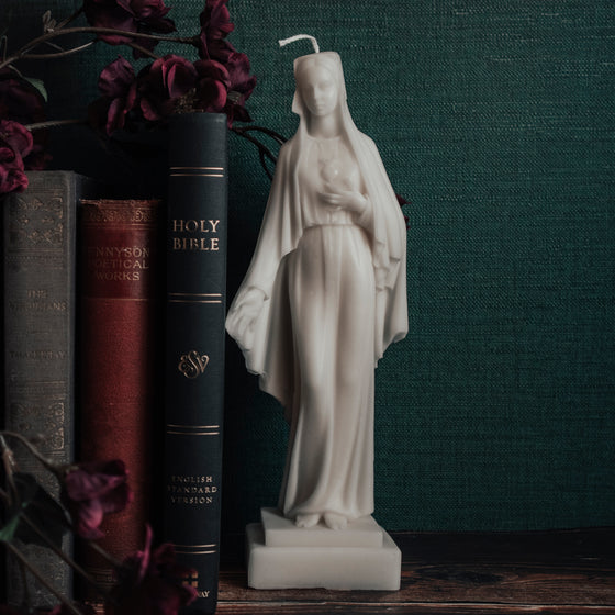 Mother Mary Candle | Pillar