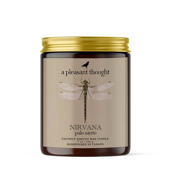 nirvana palo santo candle apleasantthought