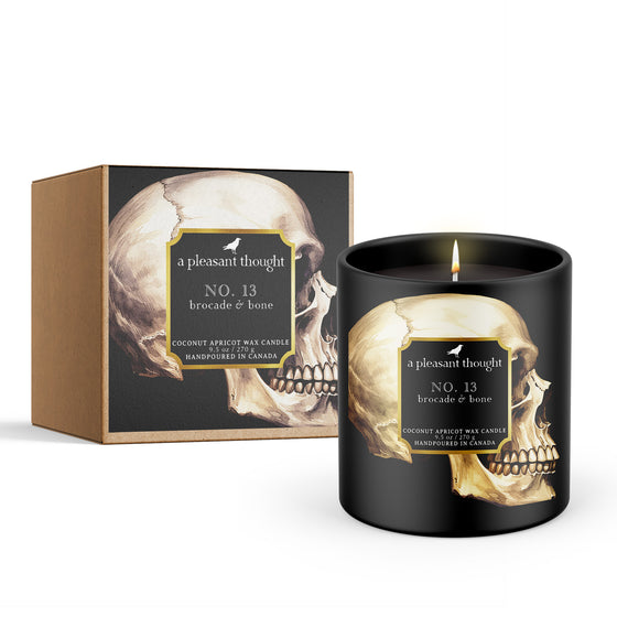 No. 13 | Brocade & Bone | Raven Candle