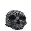 Ornate Half Skull Candle | Pillar