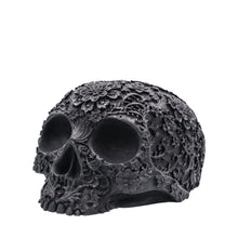  Ornate Half Skull Candle | Pillar