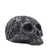 Ornate Half Skull Candle | Pillar