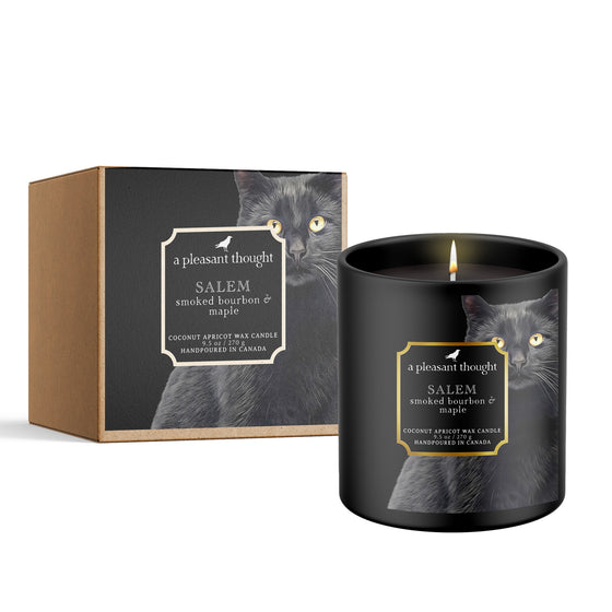Salem | Smoked Bourbon & Maple | Raven Candle