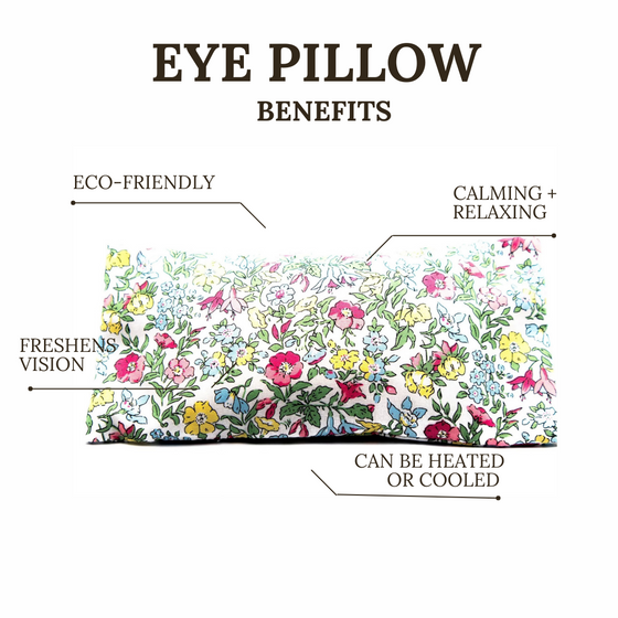 Handmade eye pillow benefits 
