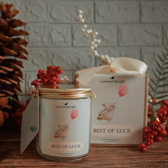 Best of Luck | Classic Sentiment Candle