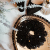 Black Tulle and Sequin Formal Scrunchie vanity