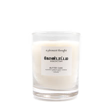  kontattam butter cake coconut apricot wax candle in a classic, clear glass votive with a wooden wick tamil candle a pleasant thought