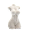Concrete Curvy Woman Vase light grey white a pleasant thought