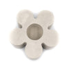 Concrete Daisy Taper Candlestick Holder top