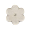Concrete Daisy Flower Incense Holder white light grey a pleasant thought
