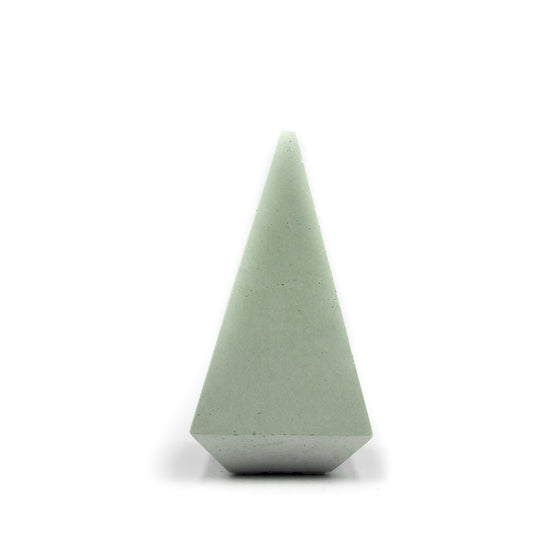 Concrete Diamond Ring Cone sage green