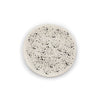 Concrete Face Dish light grey with black splatter