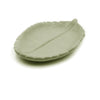 Concrete Long Leaf Dish  sage green