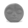 Concrete Moon Face Vase grey gray