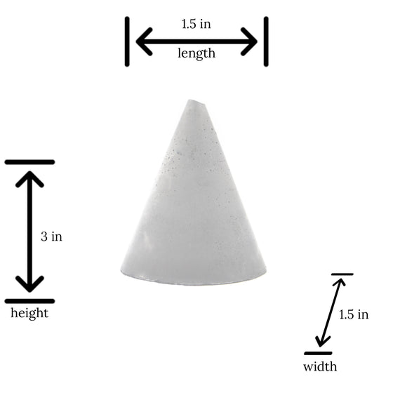 Concrete Ring Cone sizing chart
