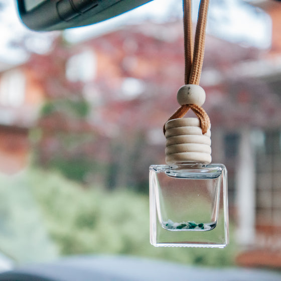 crystal infused car diffuser a pleasant thought hanging