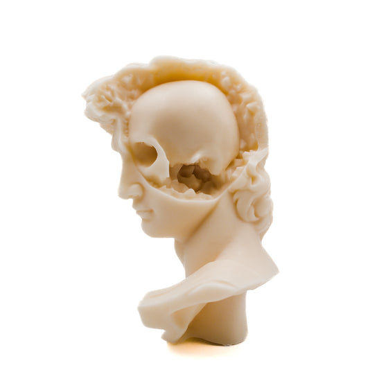 Large David's Skull | Pillar Candle
