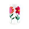 Flowers on a beer can glass a pleasant thought view 2