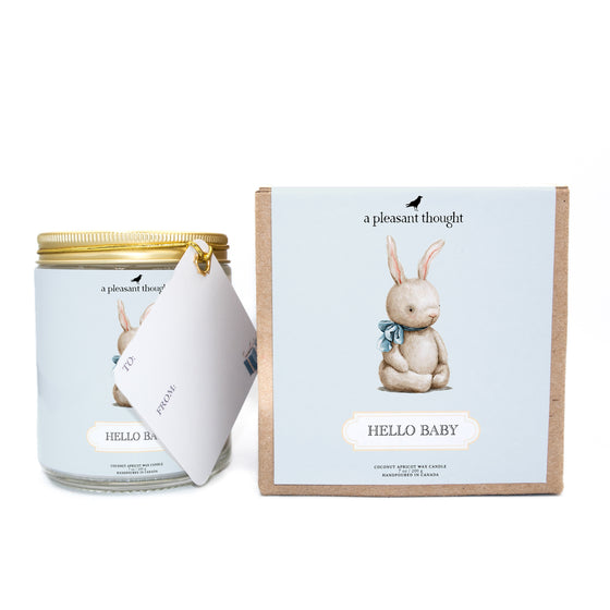 Hello Baby | Classic Sentiment Candle