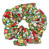 big scrunchie green with florals Liberty of London