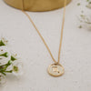 astrology zodiac sign pendant with dainty gold-filled cable chain necklace scorpio