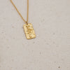 birth month flower gold-filled cable chain necklace may