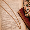 dainty gold-filled rolo chain necklace