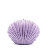 purple seashell shell candle pillar handcrafted