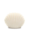 ivory seashell shell candle pillar handcrafted