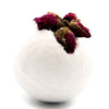 plum blossom and peony bath bomb canada white with rosebuds Monroe