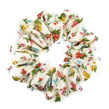  big scrunchie white with florals Liberty of London