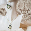 custom bouquet necklace wedding a pleasant thought matching earrings